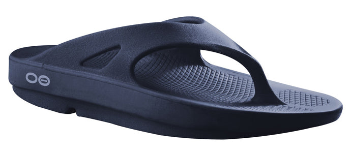 1000-NAVY Foam Cushioned Original Thong Flip-Flop Oofos  display picture 1