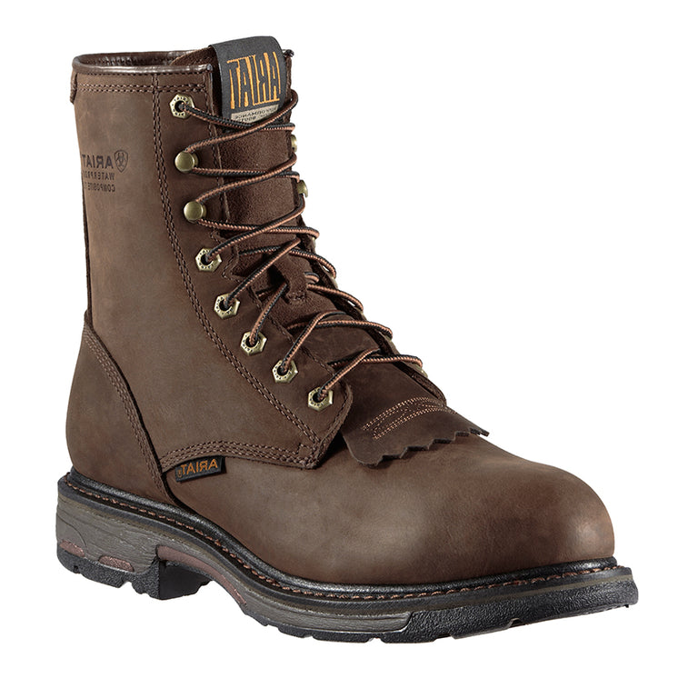 10011943 Distressed Brown WORKHOG Ariat Men's Composite Toe Work Boots