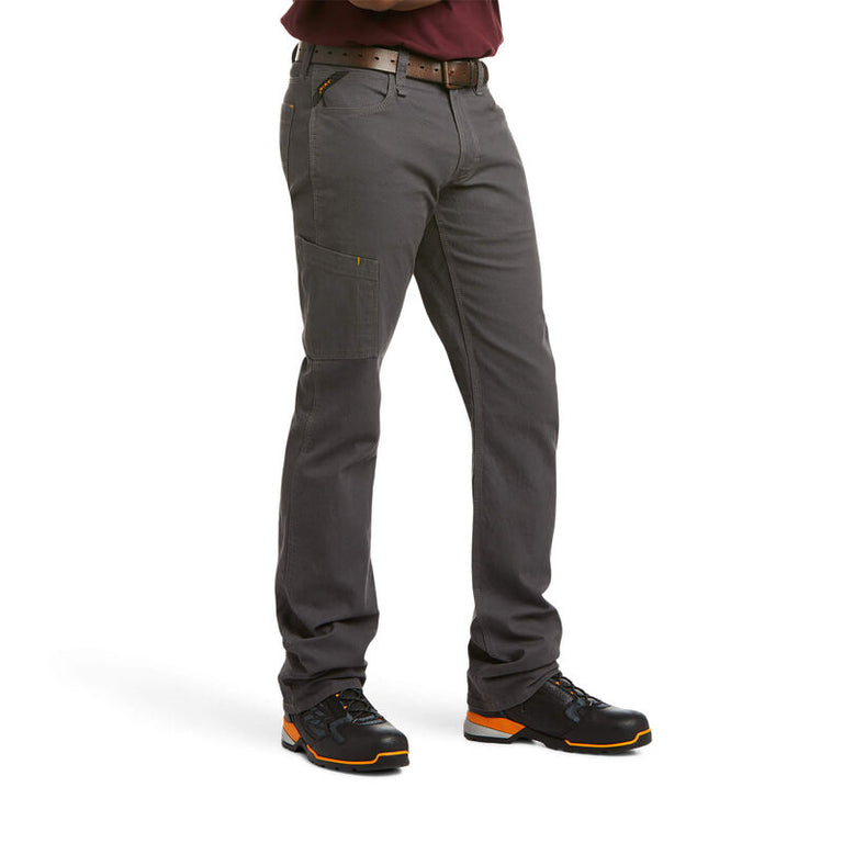 Ariat Men's Rebar M4 Low Rise DuraStretch Made Tough Stackable Straight Leg Pant 10030250