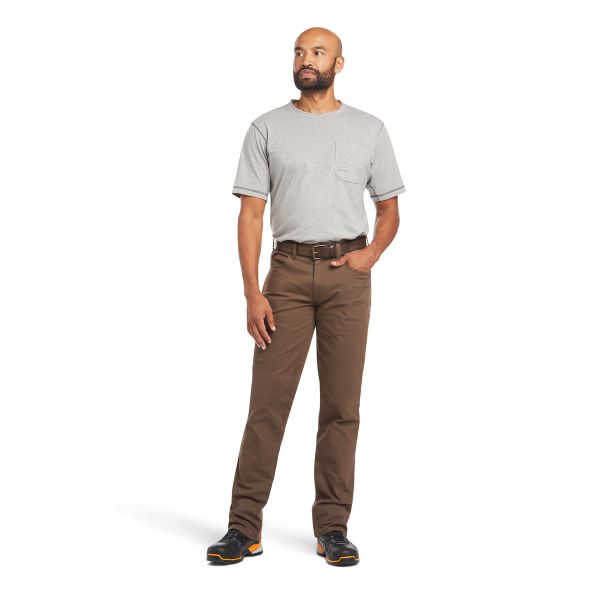Ariat Wren Rebar M4 Low Rise Durastretch Made Tough Stackable Mens Straight Leg Pant  10034622
