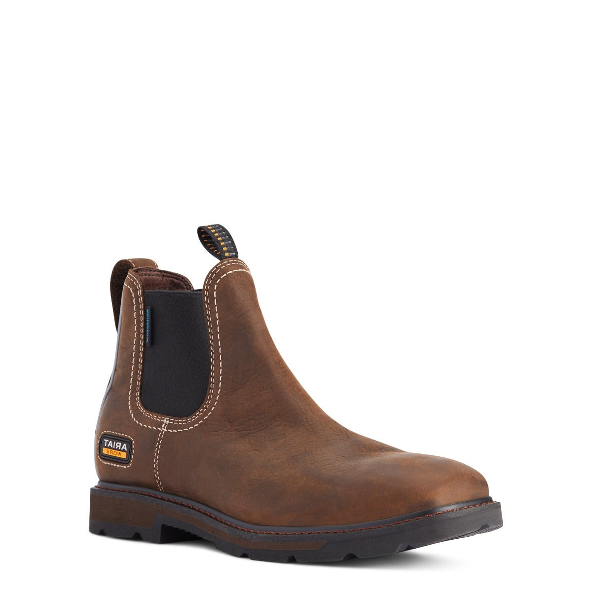 Stivali Da Lavoro ARIAT Groundbreaker Chelsea - Uomo, Pelle, Punta In Acciaio, Antinfortunistici, Marrone Scuro, Taglia 45 EU