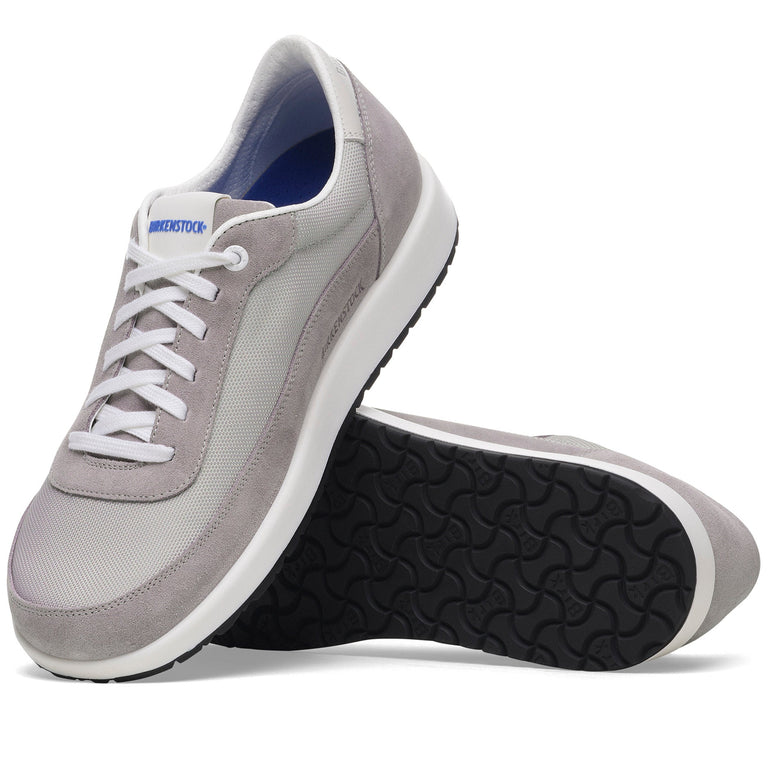 Birkenstock Whale Gray/Stone Coin Honnef City Men's Leather-Textile Men's Sneakers R1029629