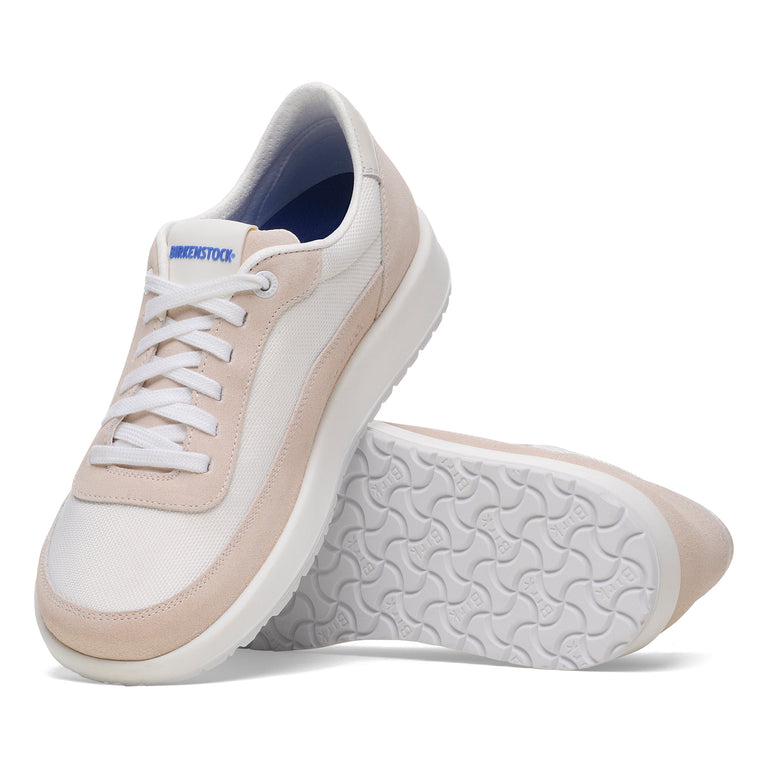 Birkenstock Antique White/White Honnef City Leather-Textile Women's Sneakers R1029655