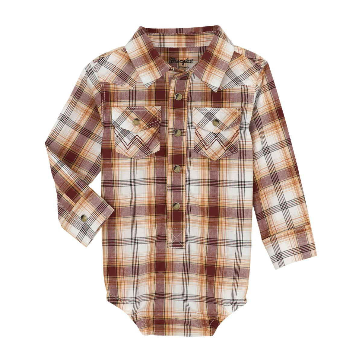 Boys Green Plaid Woven Onesie by Me & Henry main image 0
