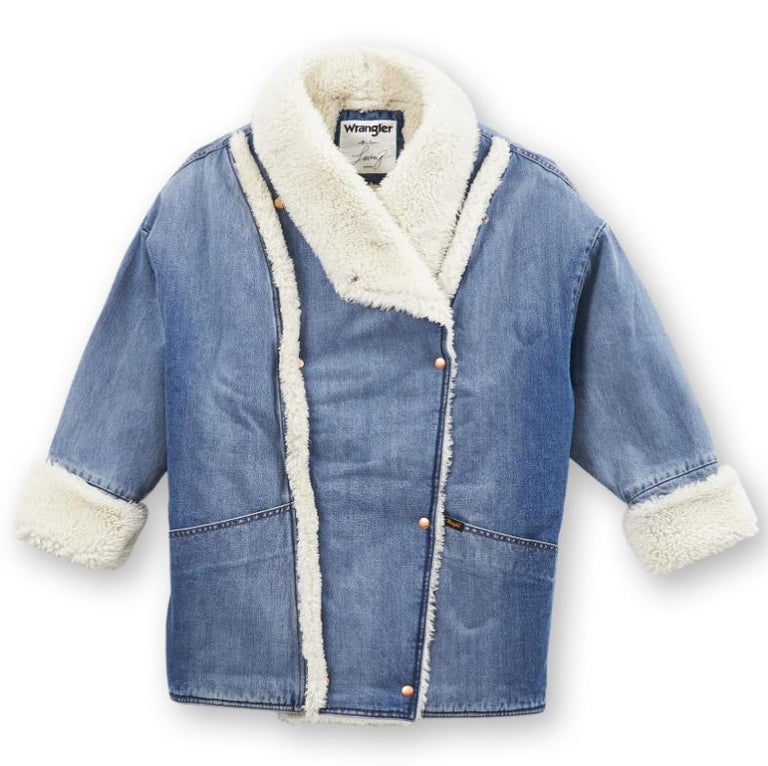 Wrangler x Lainey Wilson Mid Wash Denim The Iconic Lainey Coat 112360617