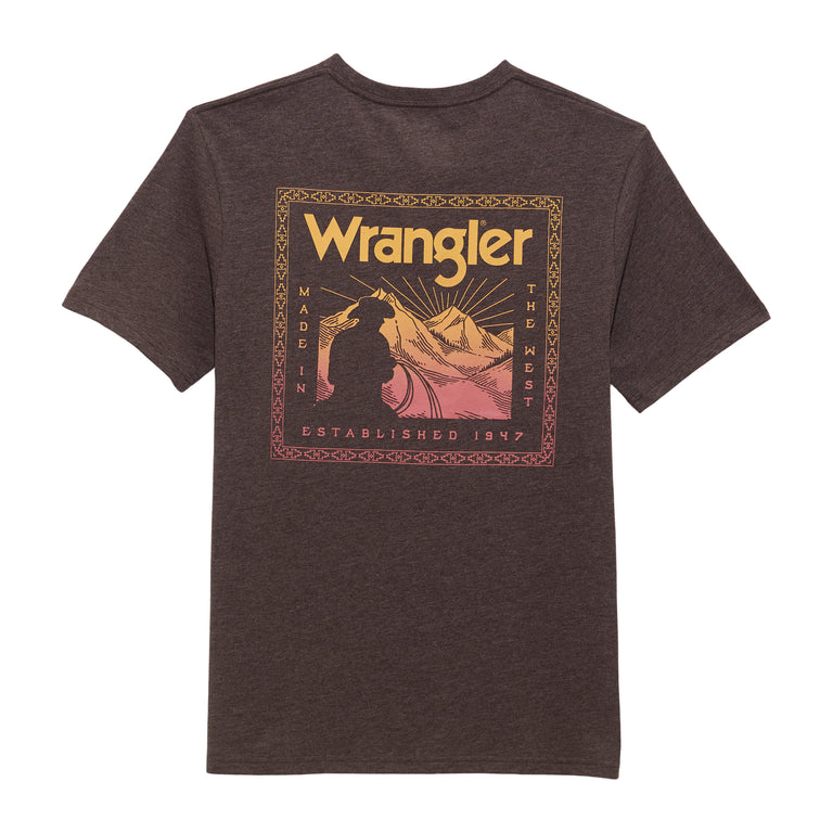 Wrangler Ganache Heather Men's Gradient Graphic Knit Short Sleeve T-Shirt 112361813