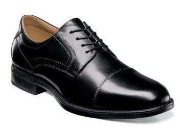 Florsheim Midtown Cap Toe Oxford Black Leather Mens Dress  display picture 3