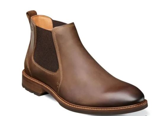 Florsheim Gannon Mens Tan Leather Chelsea Boots 14285-215 Ortholite Size 9M Florsheim Field Gore Chelsea Boot In Brown | Rainwater main image 4