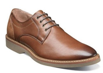 Florshiem Tan Mens Union Plain Toe Oxford Comfort Shoe 15125-257