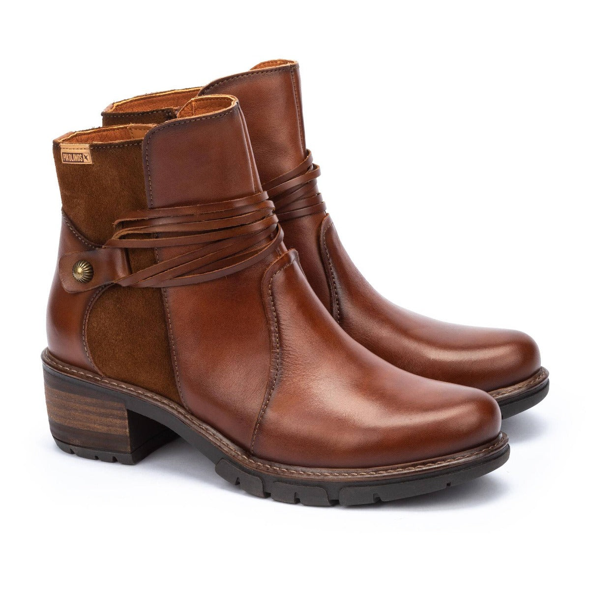 Botines Pikolinos San Sebastia Cuir Talon 5.2 Cm – Élégance Et Confort Pour Femme