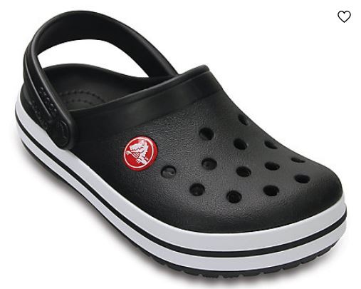 Crocs Black Kids' Crocband Clogs 204537