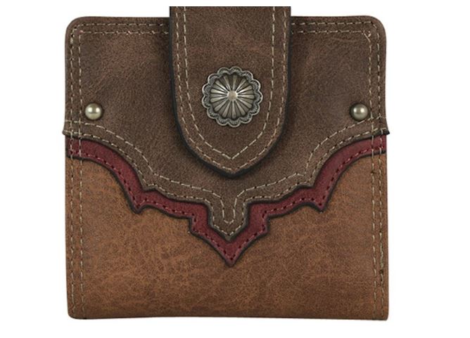 Justin Brown Wallet with Concho  22074674W