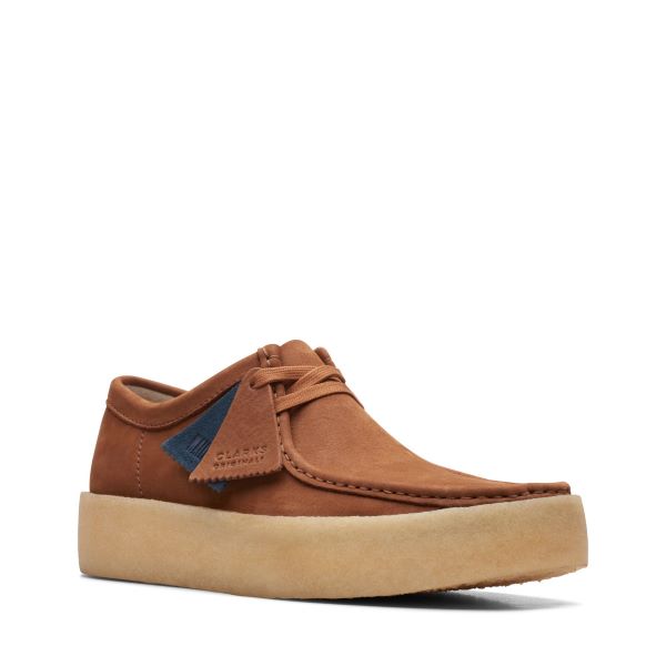 Clarks Tan Nubuck Wallabee Cup Men's Shoes 26167989 - Main Image