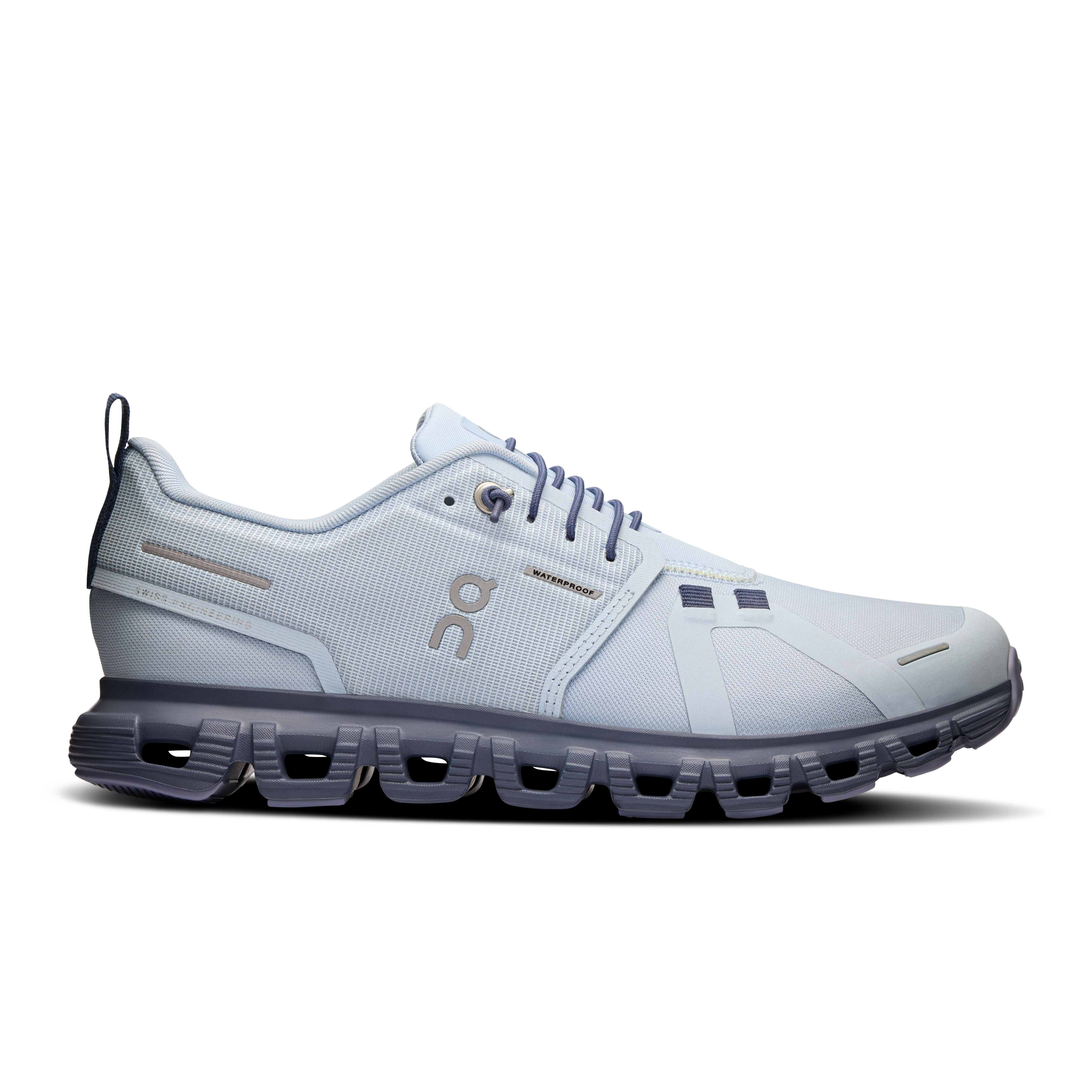 On Heather/Metal Women's Cloud 6 WP Athletic Shoes 3WF10053032