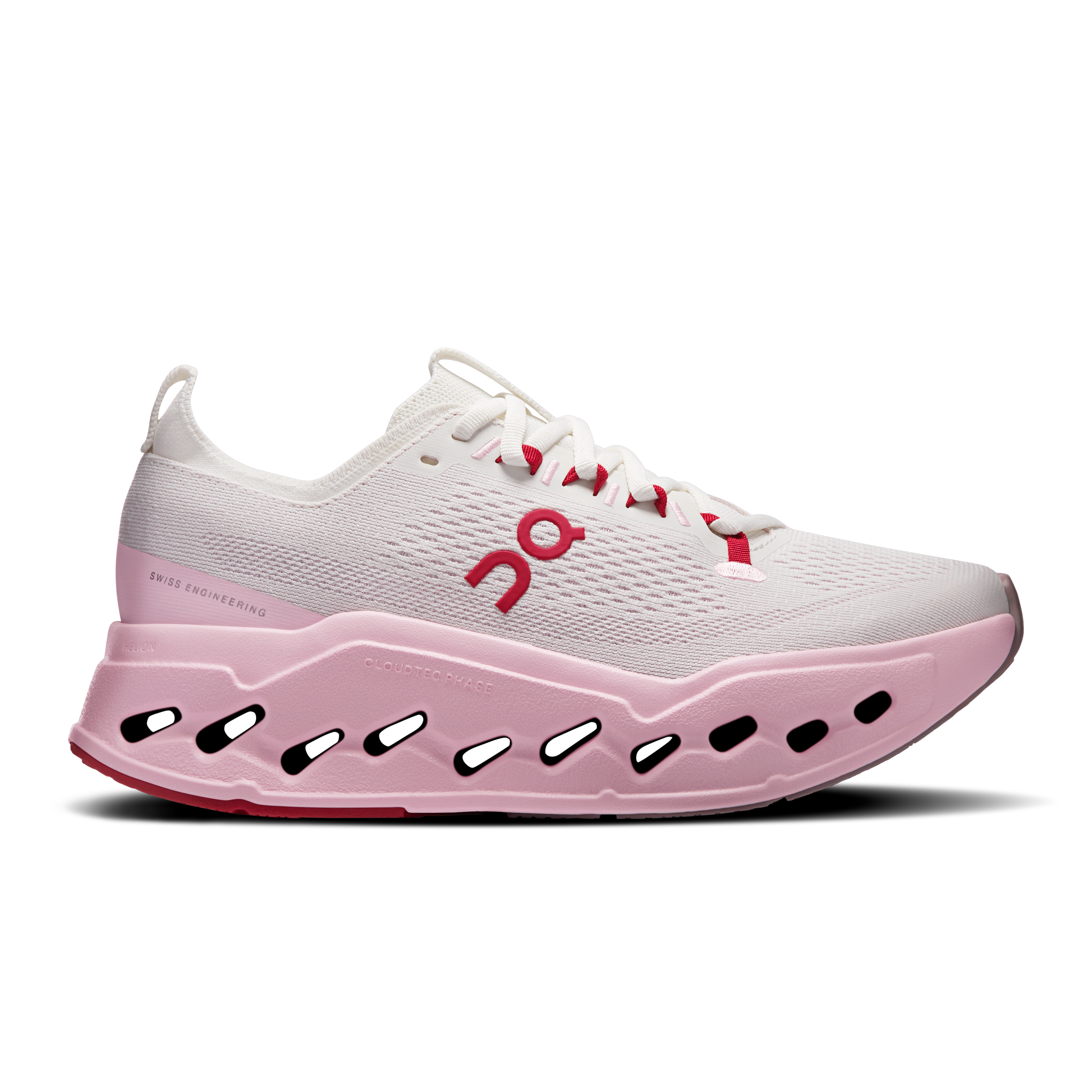 On Ivory/Peony Cloudsurfer Max Women's Road Running Shoes 3WF30224732