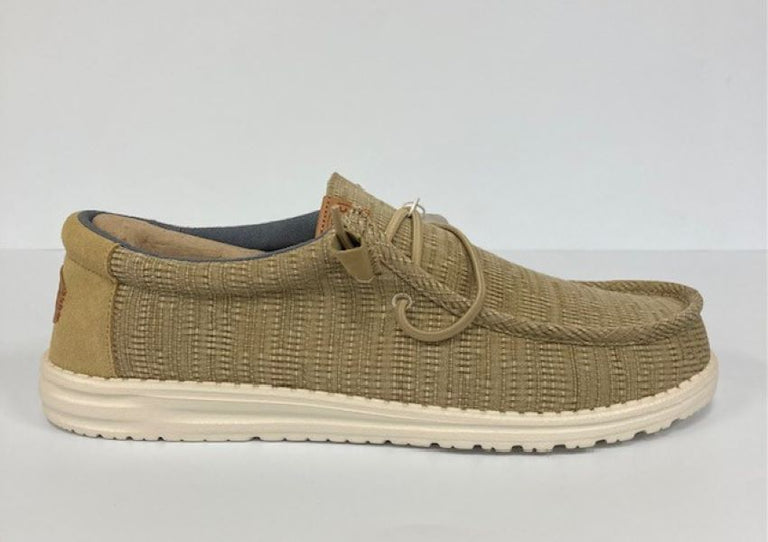 Hey Dude Tan Wally Grid Men's Casual Shoes 40166-265