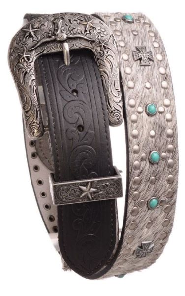 Kamberley Black Turquoise and Cross Studded Women display picture 3