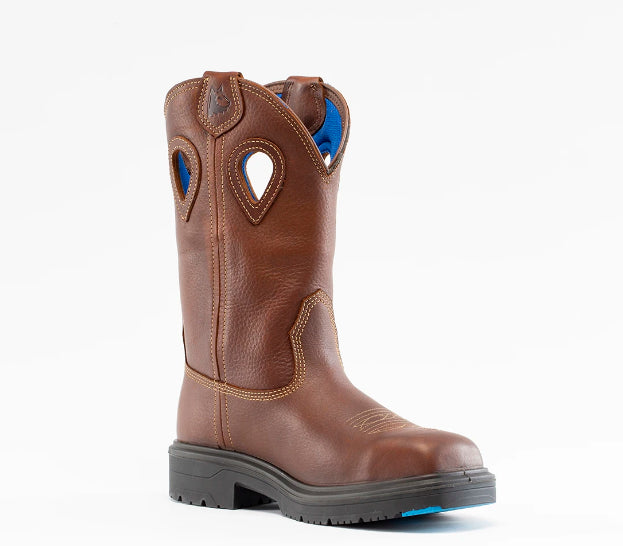 Steel Blue Men's Blue Heeler Pull On Western Steel Toe Boot 813945
