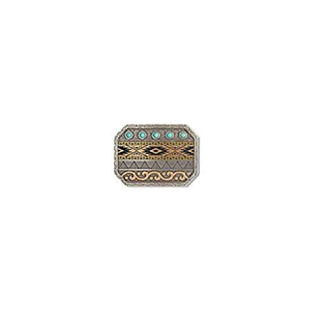 Ariat Rectangle Buckle with Multiple Engraved Designs A37062
