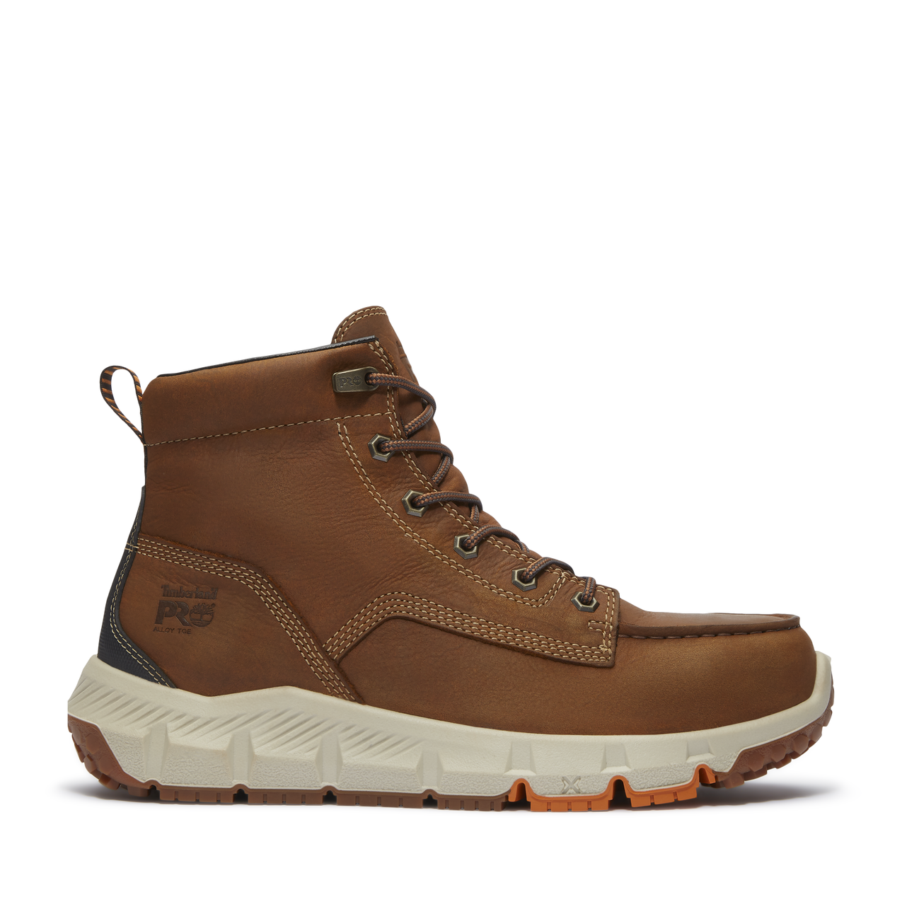 Timberland Light Brown Full Grain Men's 6 inch Tempe Alloy Toe Workboo