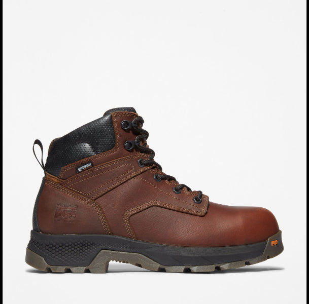 Timberland Teak Trailblazer Full Grain Leather Titan EV 6 inch Composite Toe Men's Waterproof Work Boots A42FY