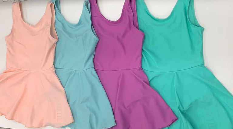Barbette Classwear Tank Sleeve Dance Dress with Skirt LB005 *More Colors Available