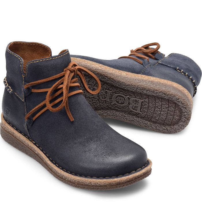 Born Navy/Indigo Calyn Women's Booties BR0027634