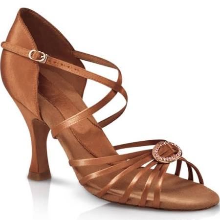 BR1921 Cinnamon Stella 3 Inch Heel Capezio Ballroom Shoes