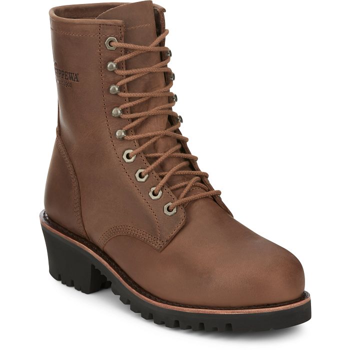 Chippewa Bourbon Brown 8 inch Men display picture 1