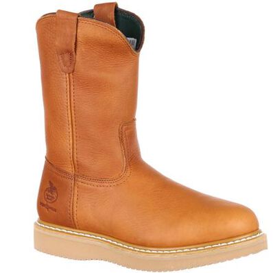 Georgia Boot Barracuda Gold Wedge Steel Toe Men's Pull On Work Boot G5353 **ONLINE ONLY