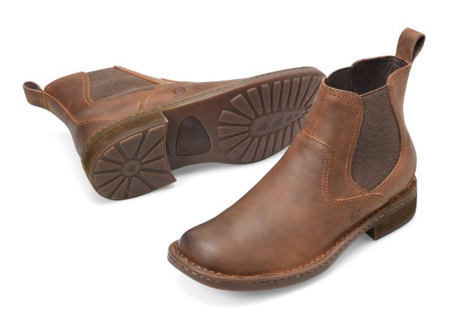 Born Hemlock Mens Sz 11 Brown Leather Chelsea Boots Pull On Distressed Comfort Born | Shoes | Born Mens Brown Leather Hemlock Chelsea Slip  main image 2