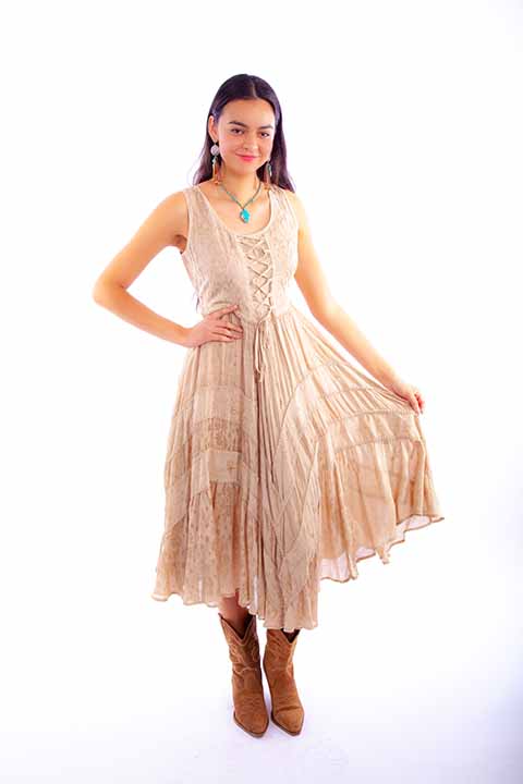 scully front lace dress Scully Honey Creek Lace Front Dress - Black - Ladies' Western Skirts And Dresses