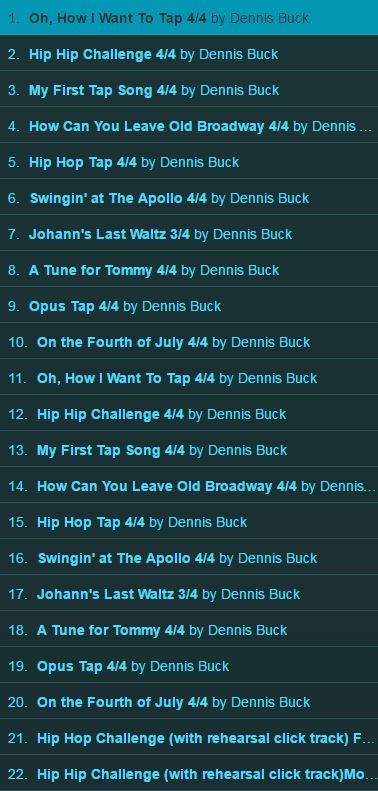 KIM9222CD Tap, Tap, Tap By Dennis Buck