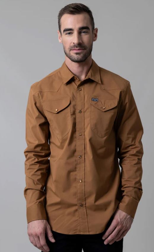 Kimes Ranch  Blackout- Dress Shirt Black