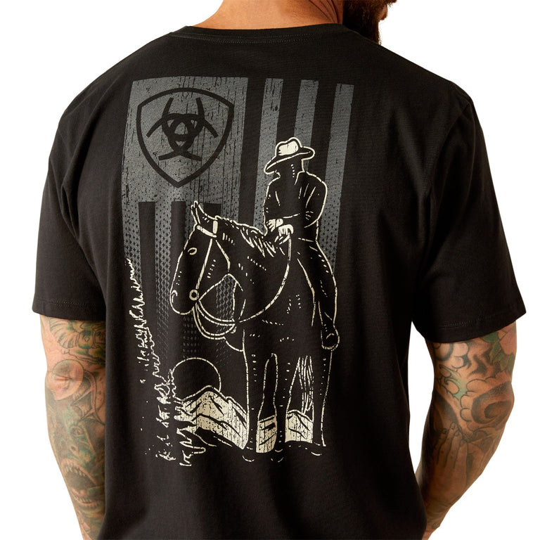 Ariat Black Big Sky Freedom Men's Short Sleeve T-Shirt 10054842