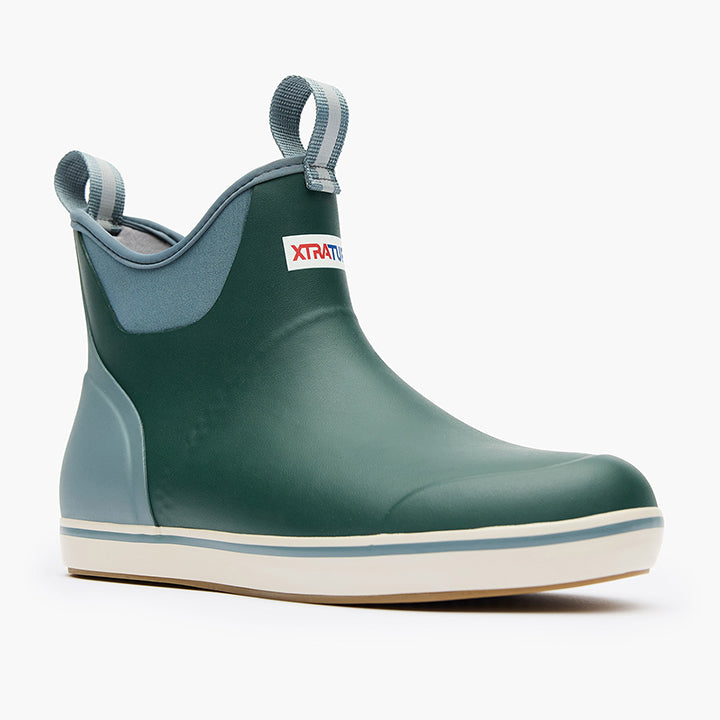 Xtratuf Green Men's 6 Inch Ankle Deck Boots XMAB302