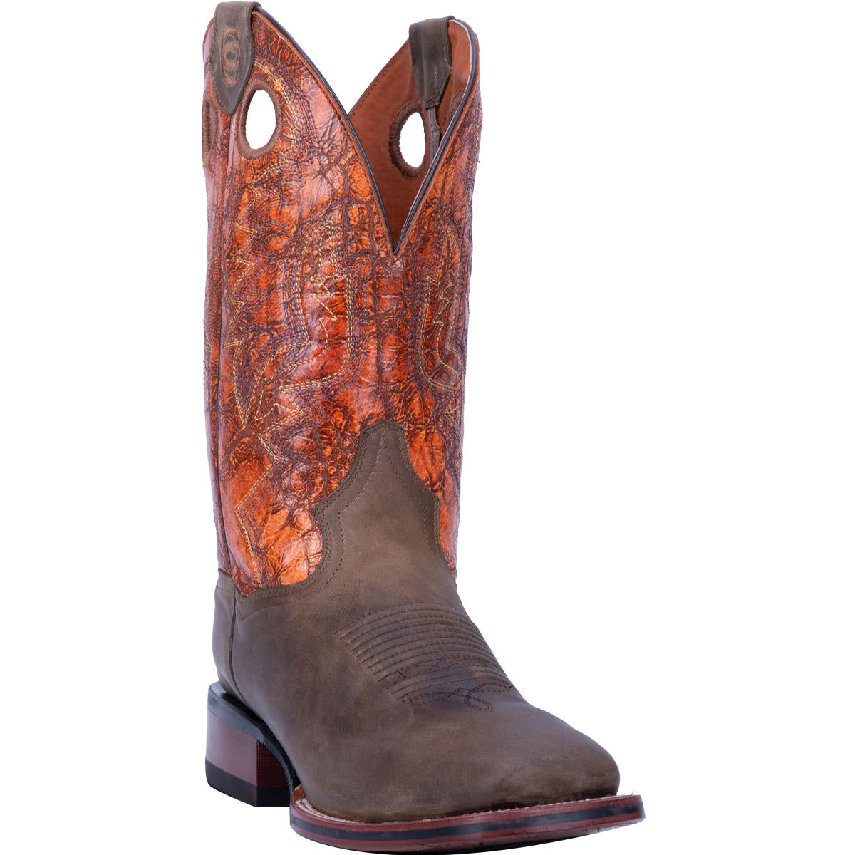 Dan Post Deuce Leather Mens Comfort Square Toe Western Boots DP4560