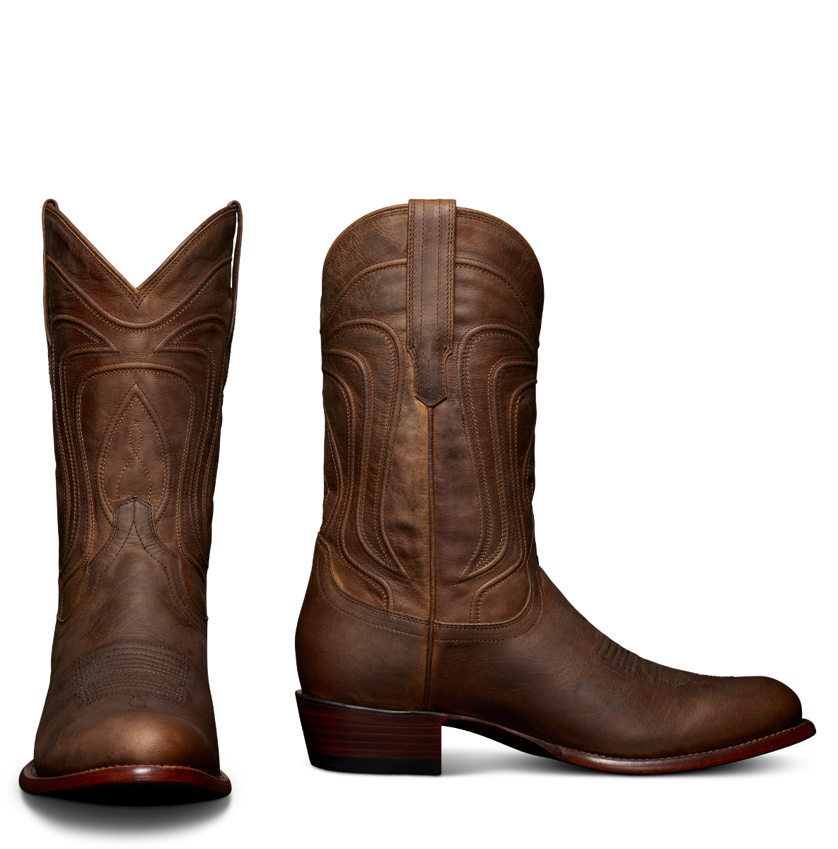 Tecovas Cafe The Cartwright Men's Goat Round Toe Western Boots