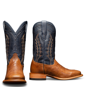 Tecovas Tan The Doc Mens Bison Broad Square Toe Western Boots