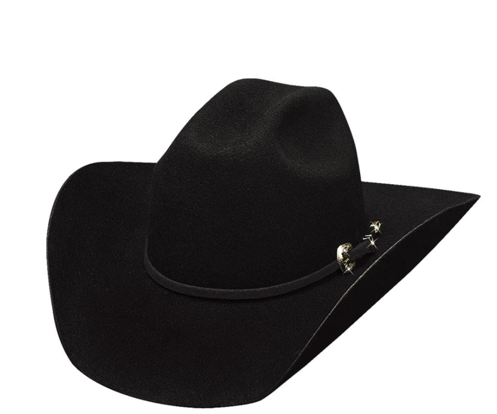 Bullhide Hats Black Kingman Jr. Kids Felt Hat 0646BLK