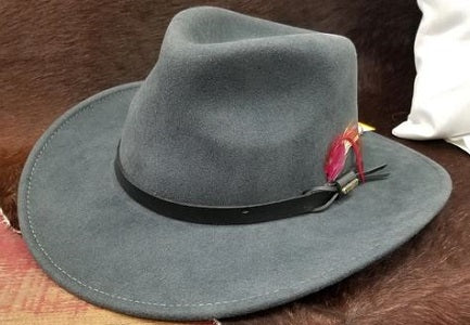 Bullhide Hats Men's Grey Voyager Premium Wool Cowboy Hat 0773GR