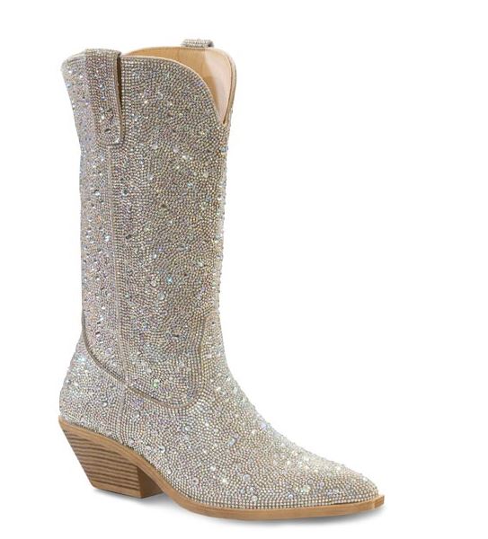 Roper Silver Nettie Crystal Women's Western Boots 09-021-1556-3628 SI