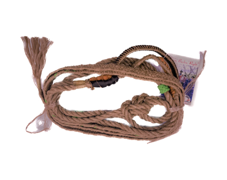 Saddle Barn Tan Super Pro Junior Bull Rope- Left  10-83LEFT