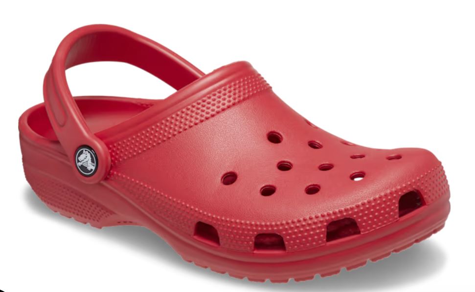 Crocs Varsity Red Women's Classic Clogs 10001-6WC