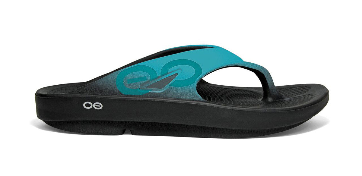 1001-Aqua Foam Cushioned Originial Sports OOFOS Womens Thong Flip Flops