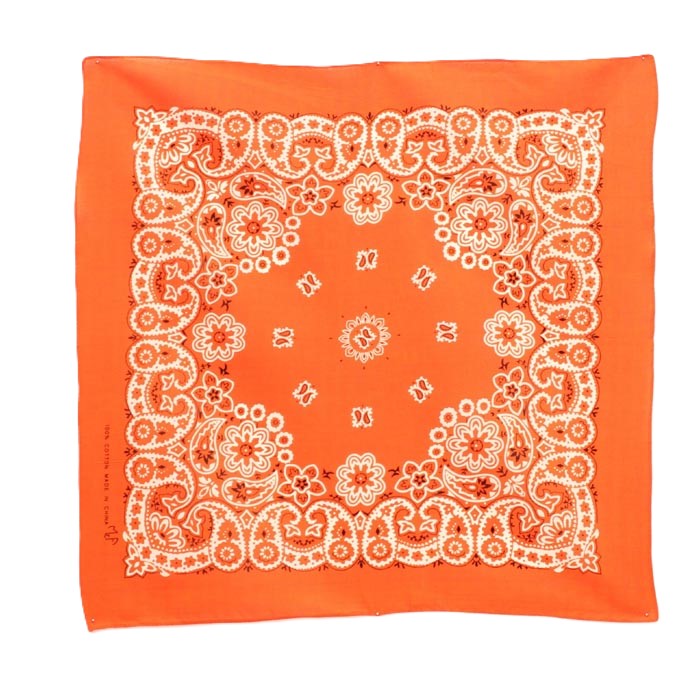 M & F Western Orange Bandana 10010-26