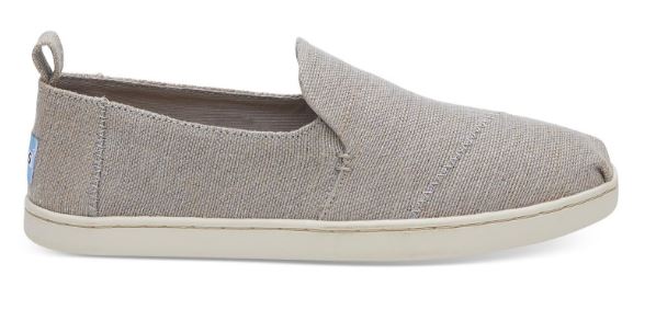 Toms Gret Metallic Jute Deconstructed Alpargata Womens Shoes 10011735T