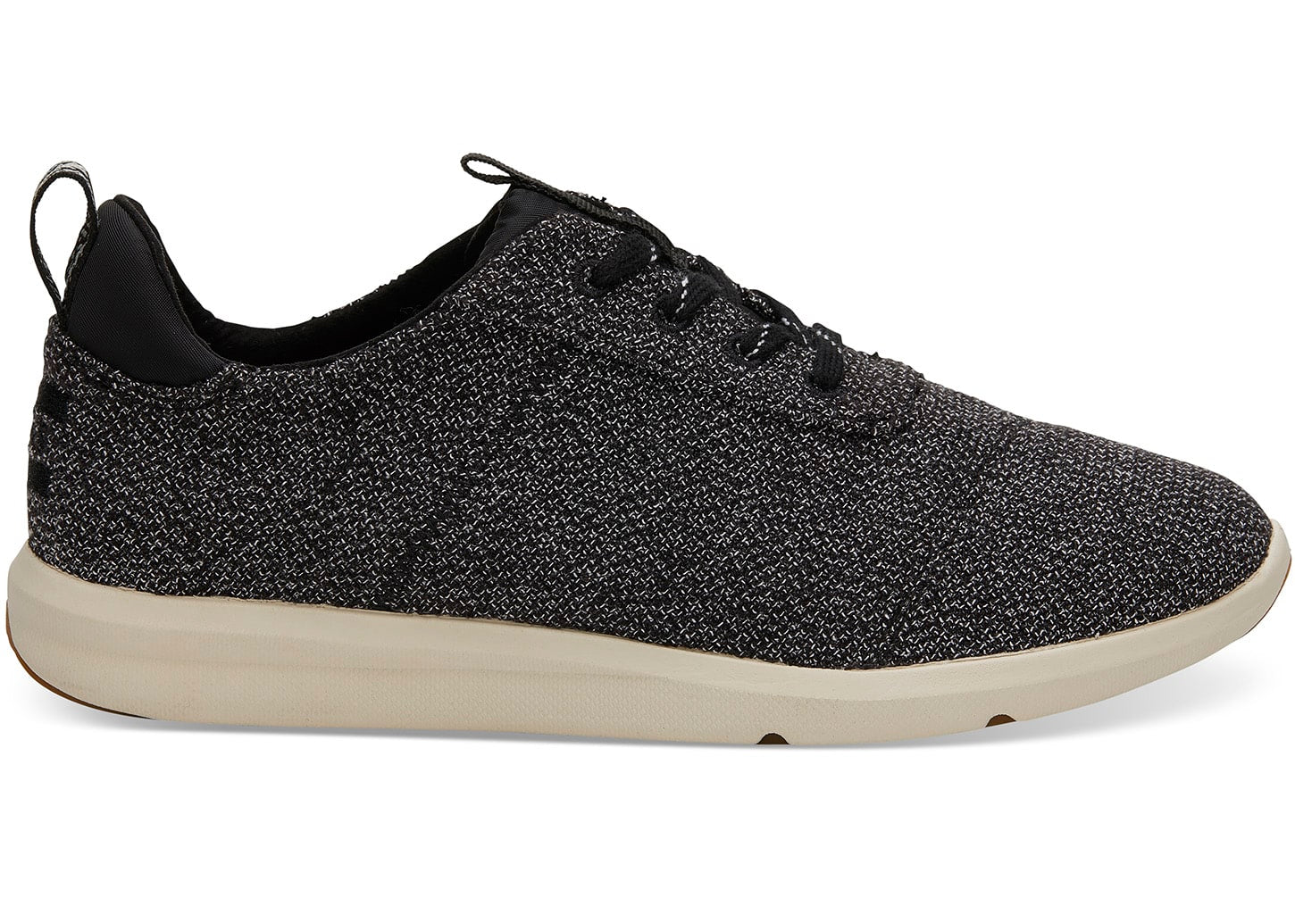 Toms Black Terry Cloth Cabrillo Womens Comfort Sneaker 10012420