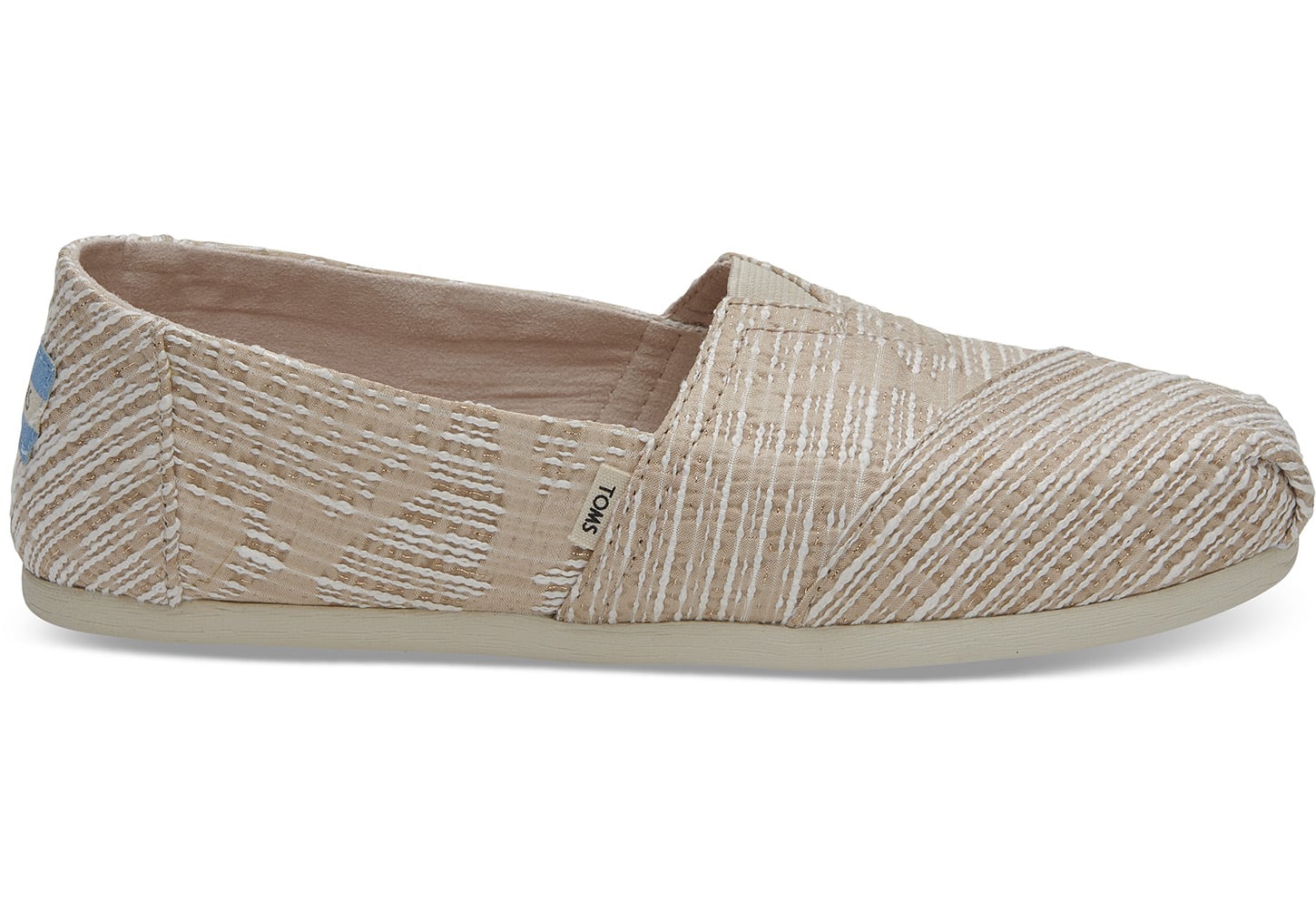Toms Oxford Tan Abstract Jacquard Womens Classic Shoes 10012645