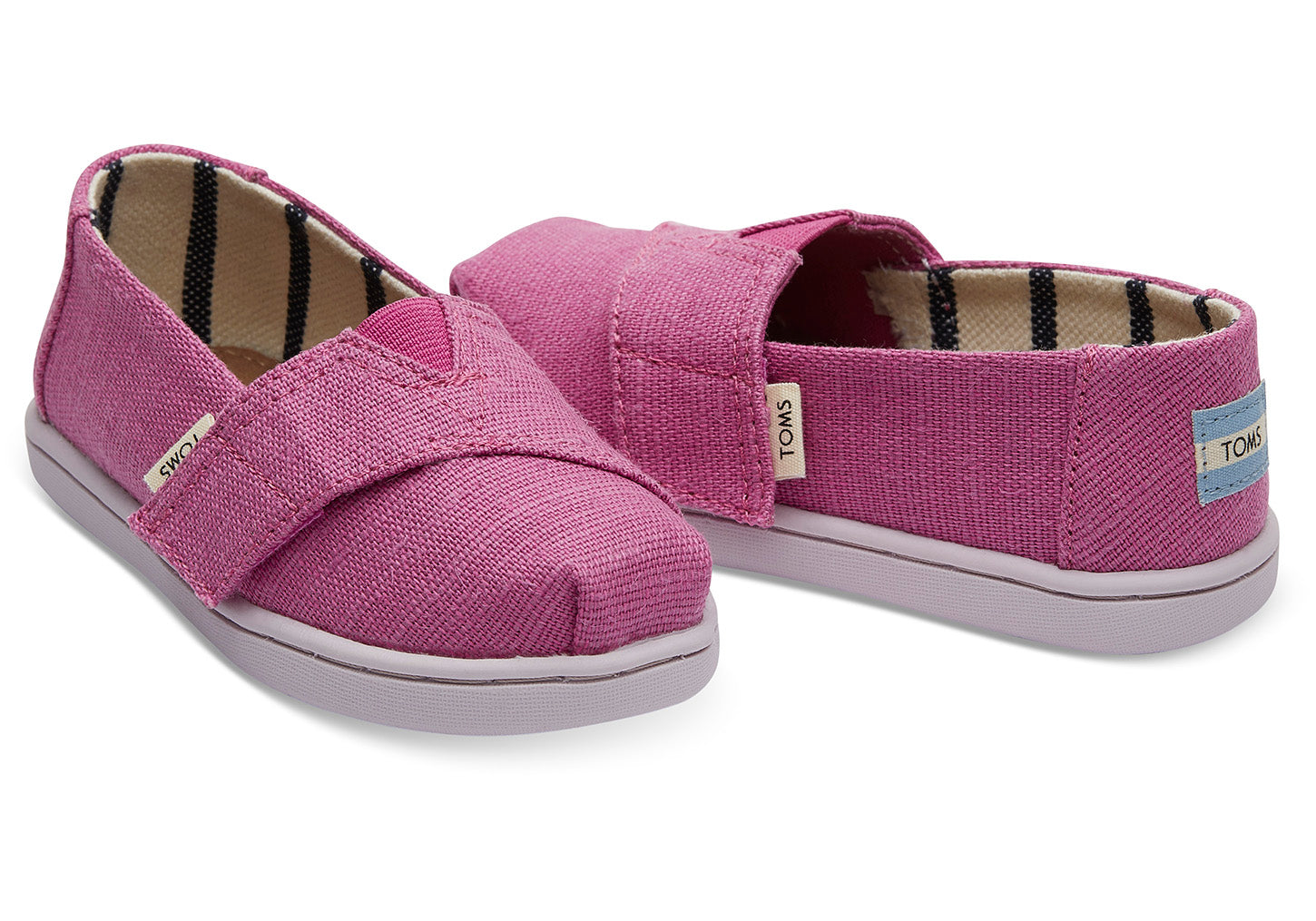 Toms Rose Violet Heritage Canvas Tiny Classic Toddler Shoes 10013314